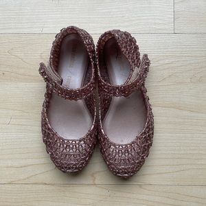 Melissa - Unisex-Child Mini Campana Crochet Bb Flats, size 11 US little kids